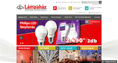 Desktop Screenshot of lampahaz.hu